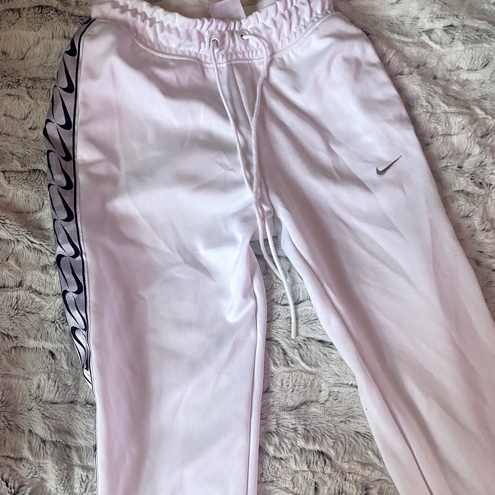 White Nike sweats